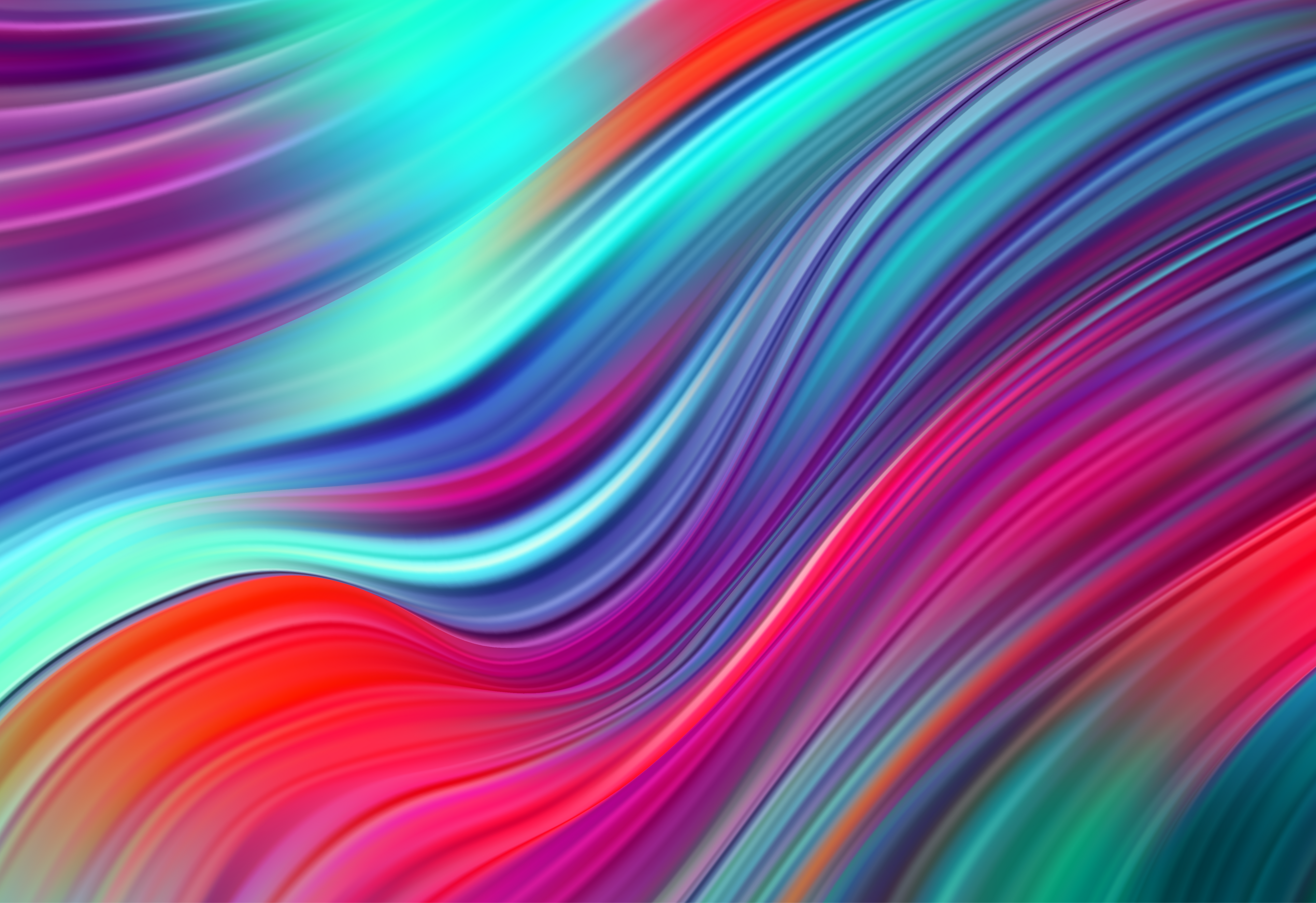 Modern Colorful Flow Poster. Wave Liquid Shape in Color Background. Art Design for Your Design Project. Vector Illustration